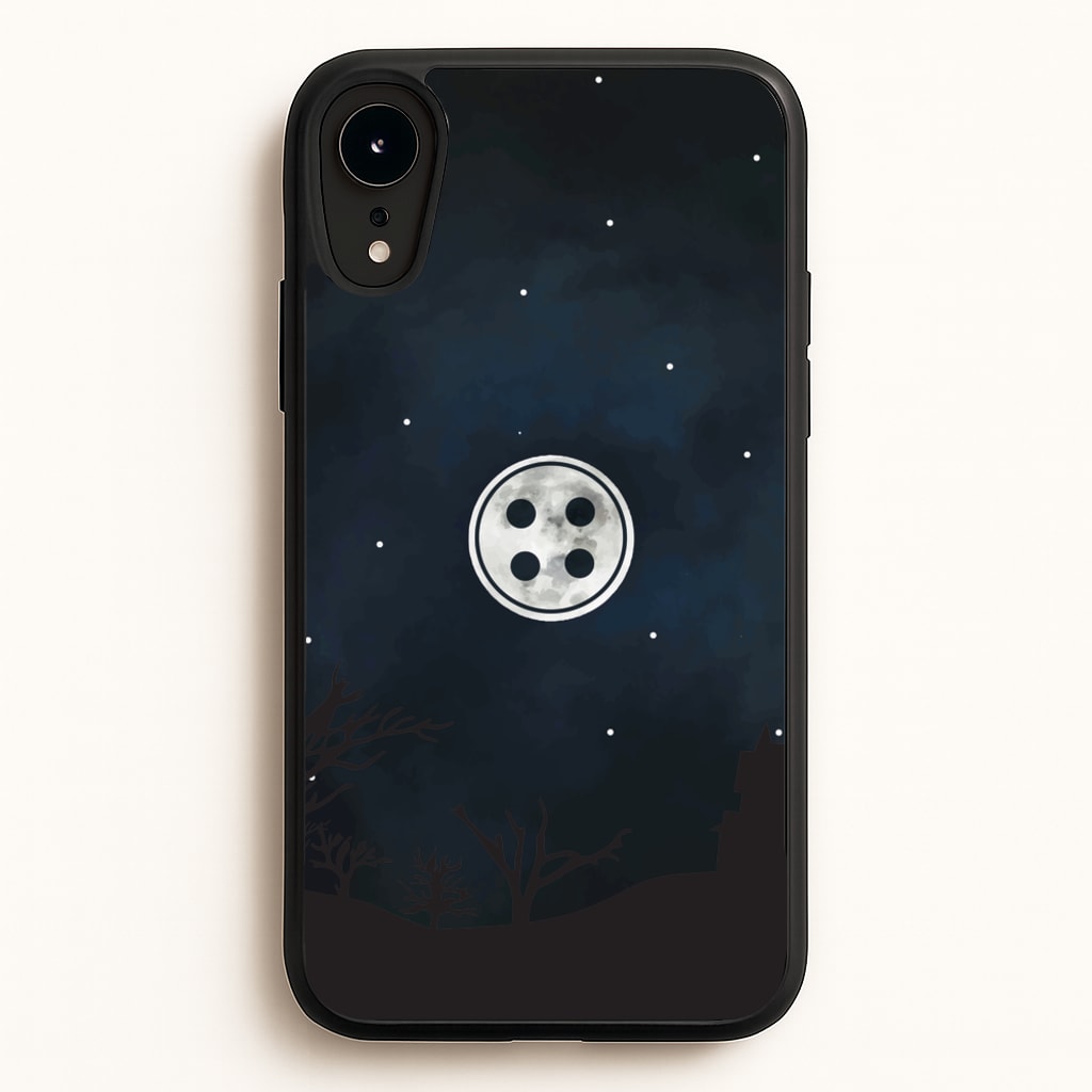Button - Coraline Phone Case for iPhone XR
