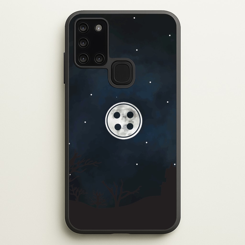 Button - Coraline Phone Case for Galaxy A21s