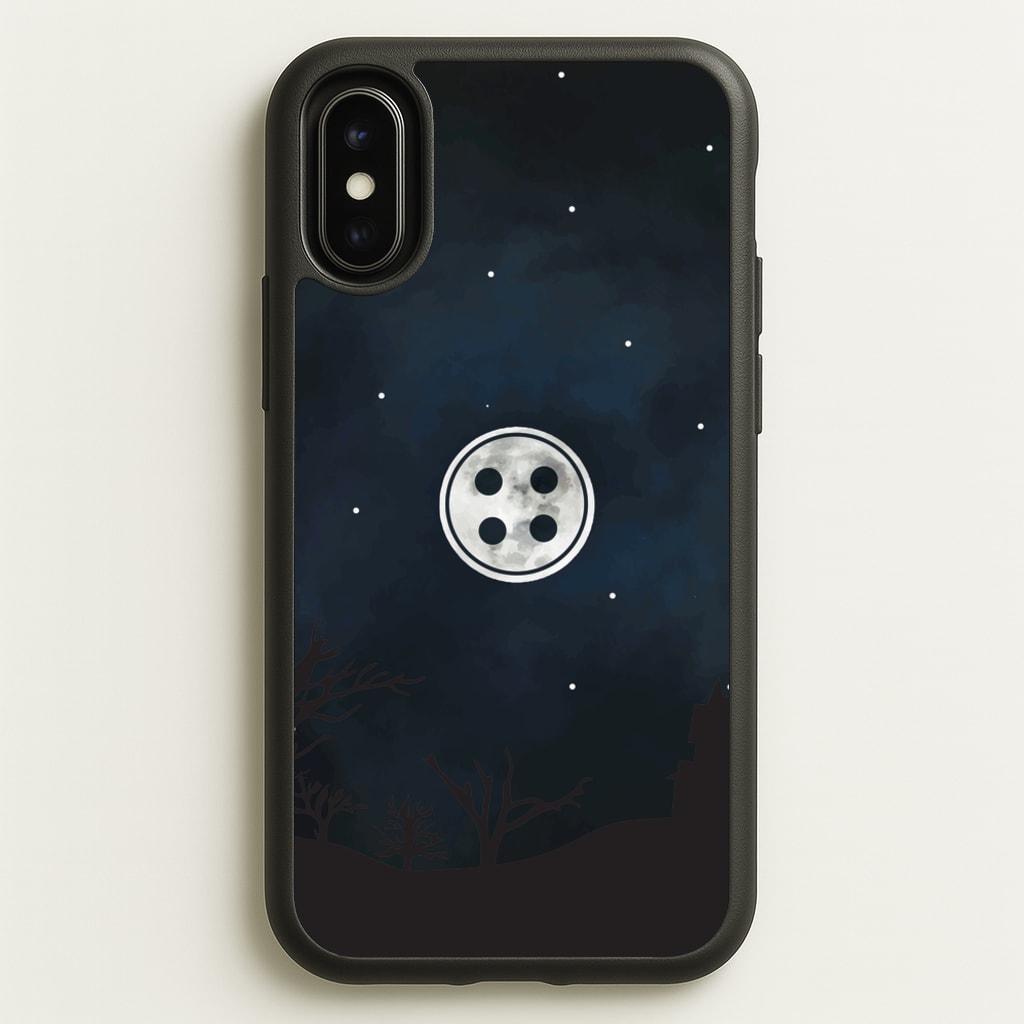 Button - Coraline Phone Case for iPhone X / XS