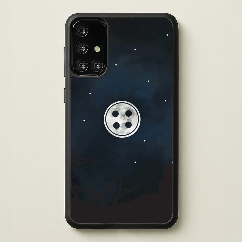 Button - Coraline Phone Case for Galaxy A71