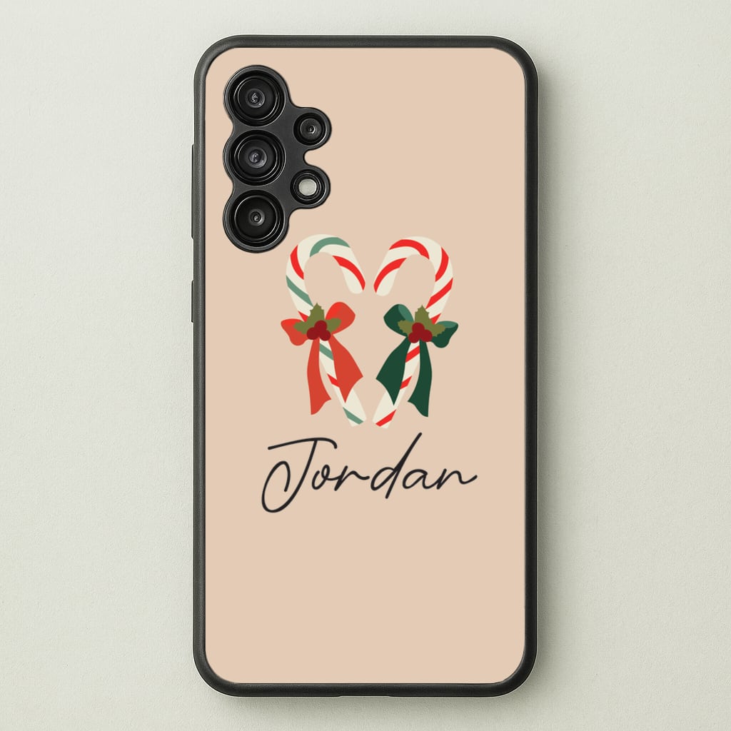 Candycane - Personalised Christmas - Christmas Phone Case for Galaxy A13