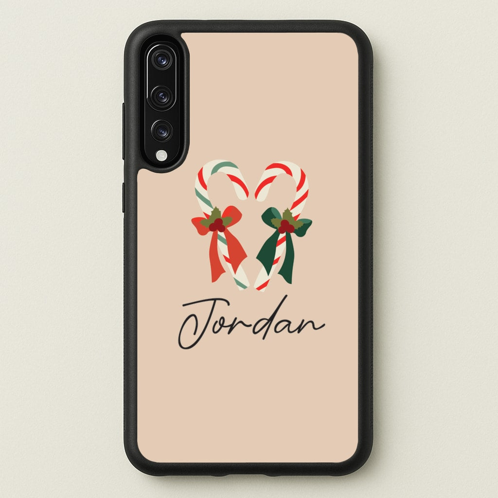 Candycane - Personalised Christmas - Christmas Phone Case for Huawei P20 Pro