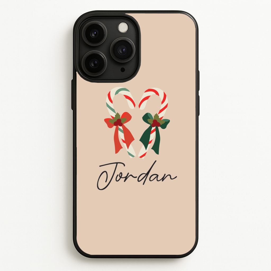 Candycane - Personalised Christmas - Christmas Phone Case for iPhone 11 Pro Max