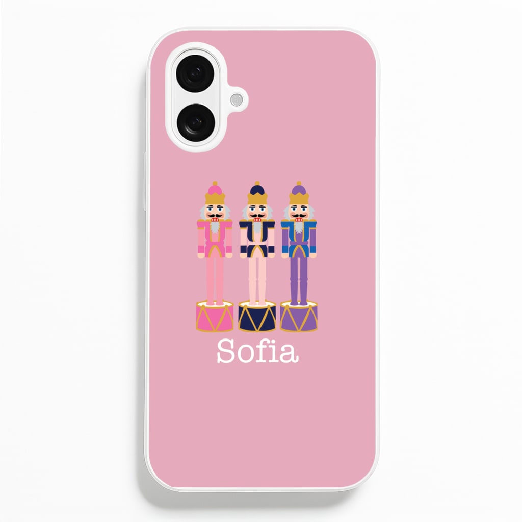 Nutcracker - Personalised Christmas - Christmas Phone Case for iPhone 16 Plus