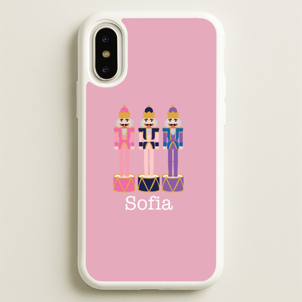 Nutcracker - Personalised Christmas - Christmas Phone Case for iPhone X / XS