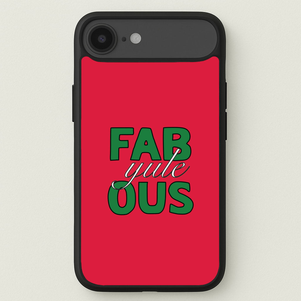 Fab-Yule-Ous Red - Christmas Puns Phone Case for iPhone 17 Air
