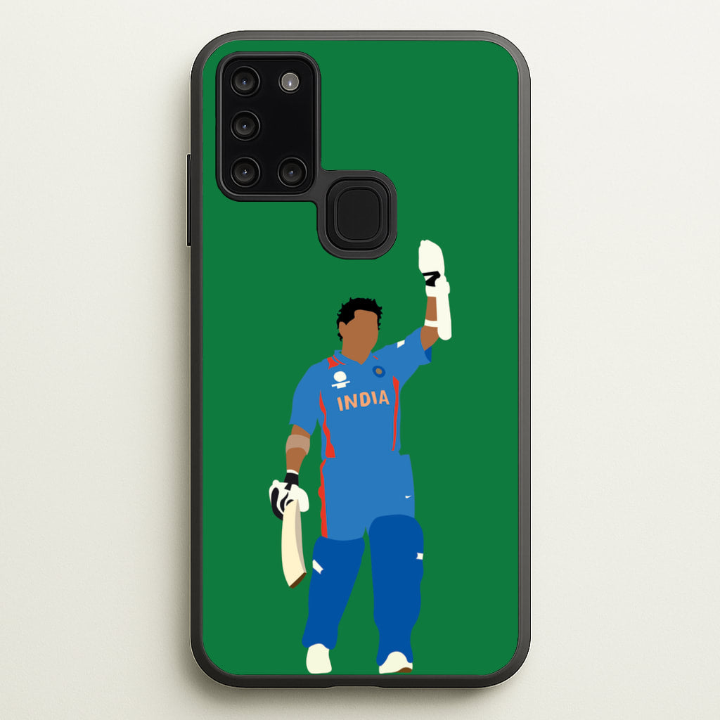 Tendulkar - Cricket - Cricket Phone Case for Galaxy A21s