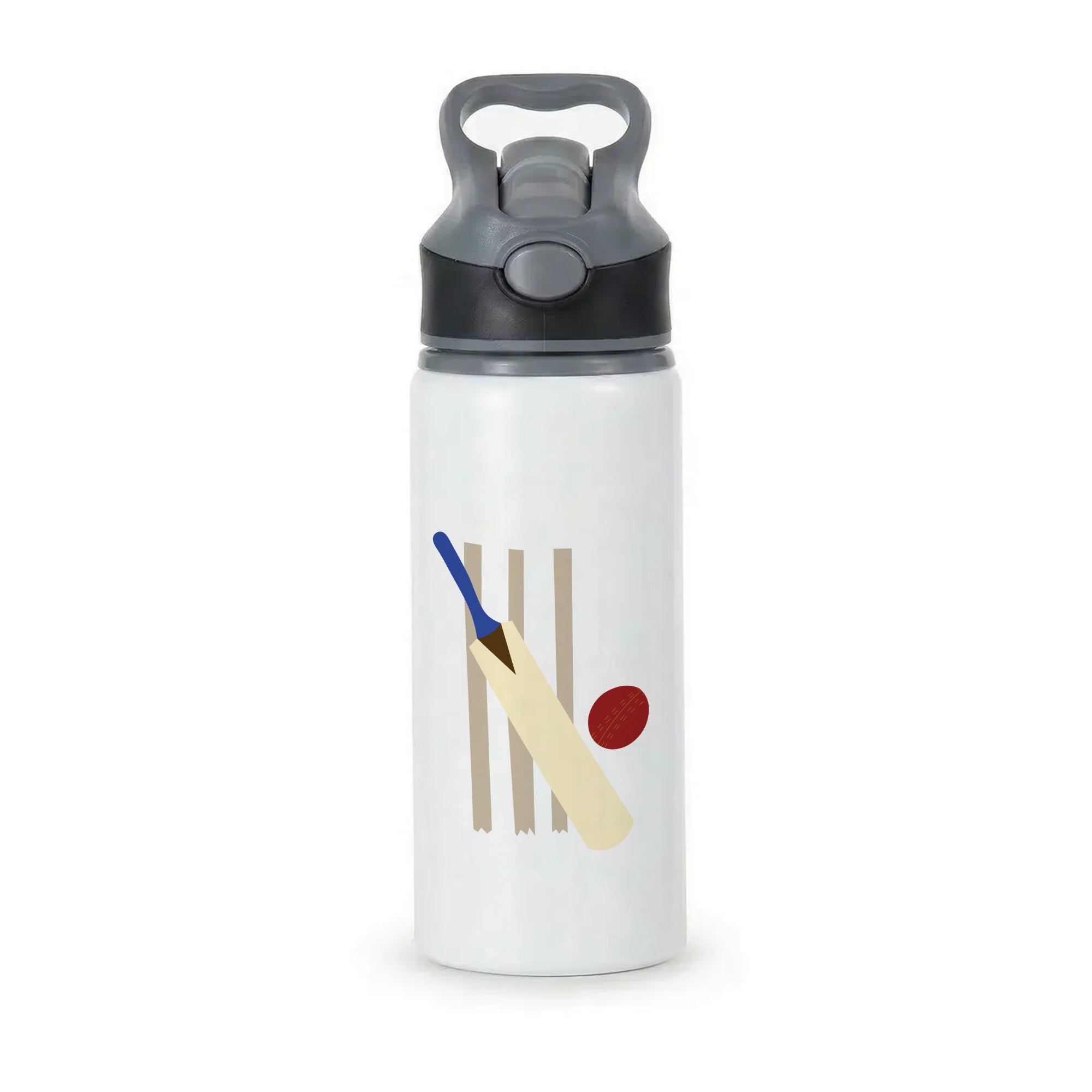 Wickets - Cricket Active Water Bottle - Black