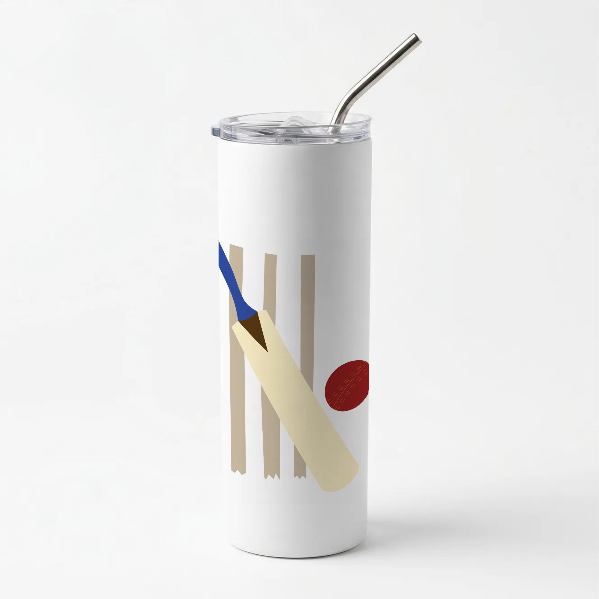 Wickets - Cricket Skinny Tumbler