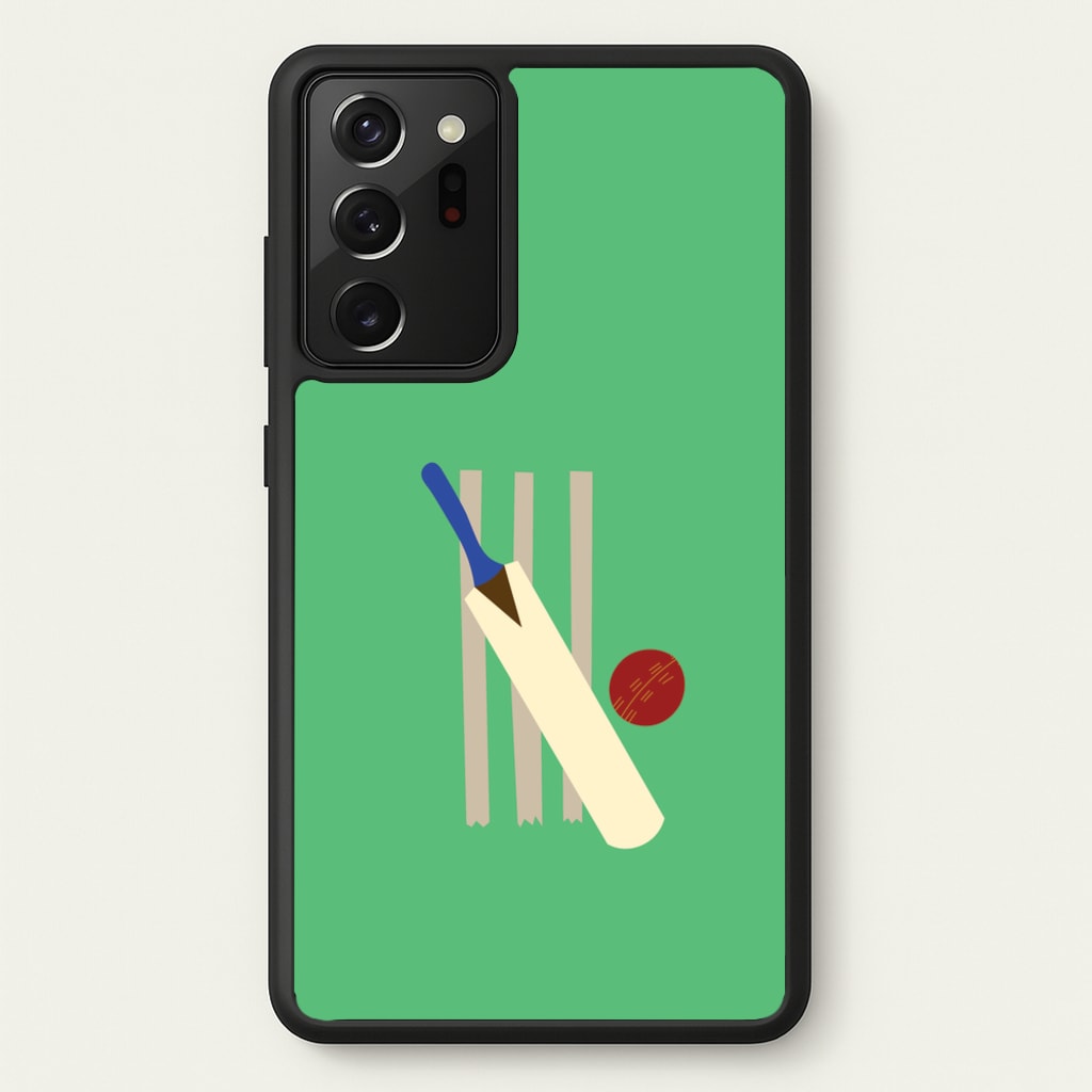 Wickets - Cricket - Cricket Phone Case for Galaxy Note 20 Ultra