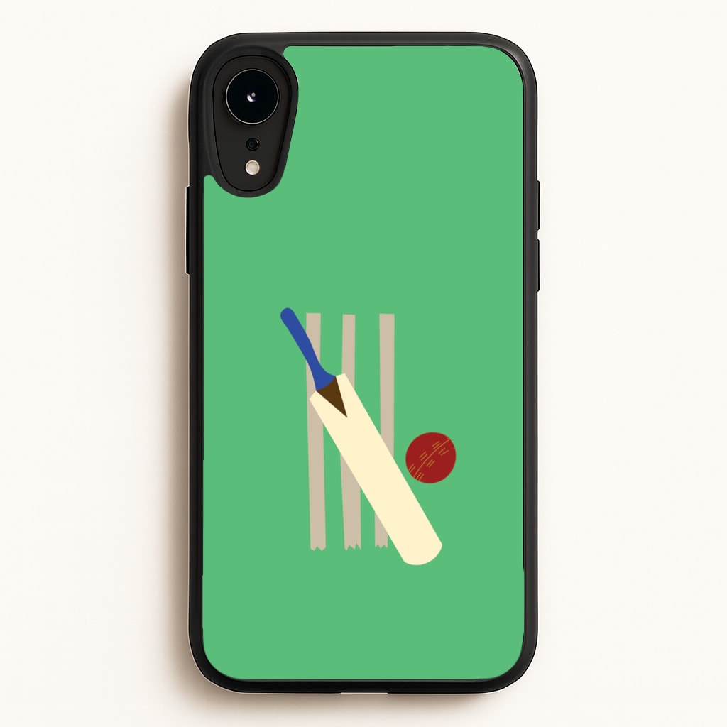 Wickets - Cricket - Cricket Phone Case for iPhone XR