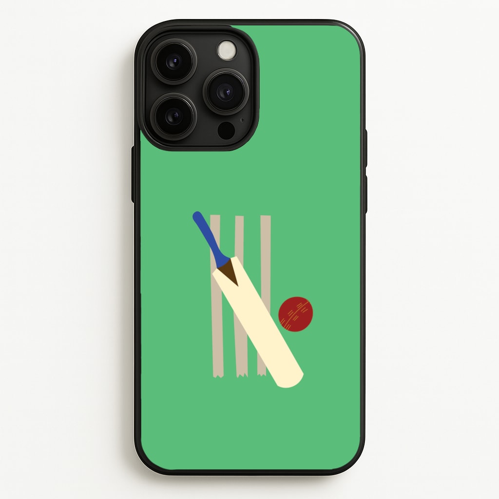 Wickets - Cricket - Cricket Phone Case for iPhone 13 Pro Max