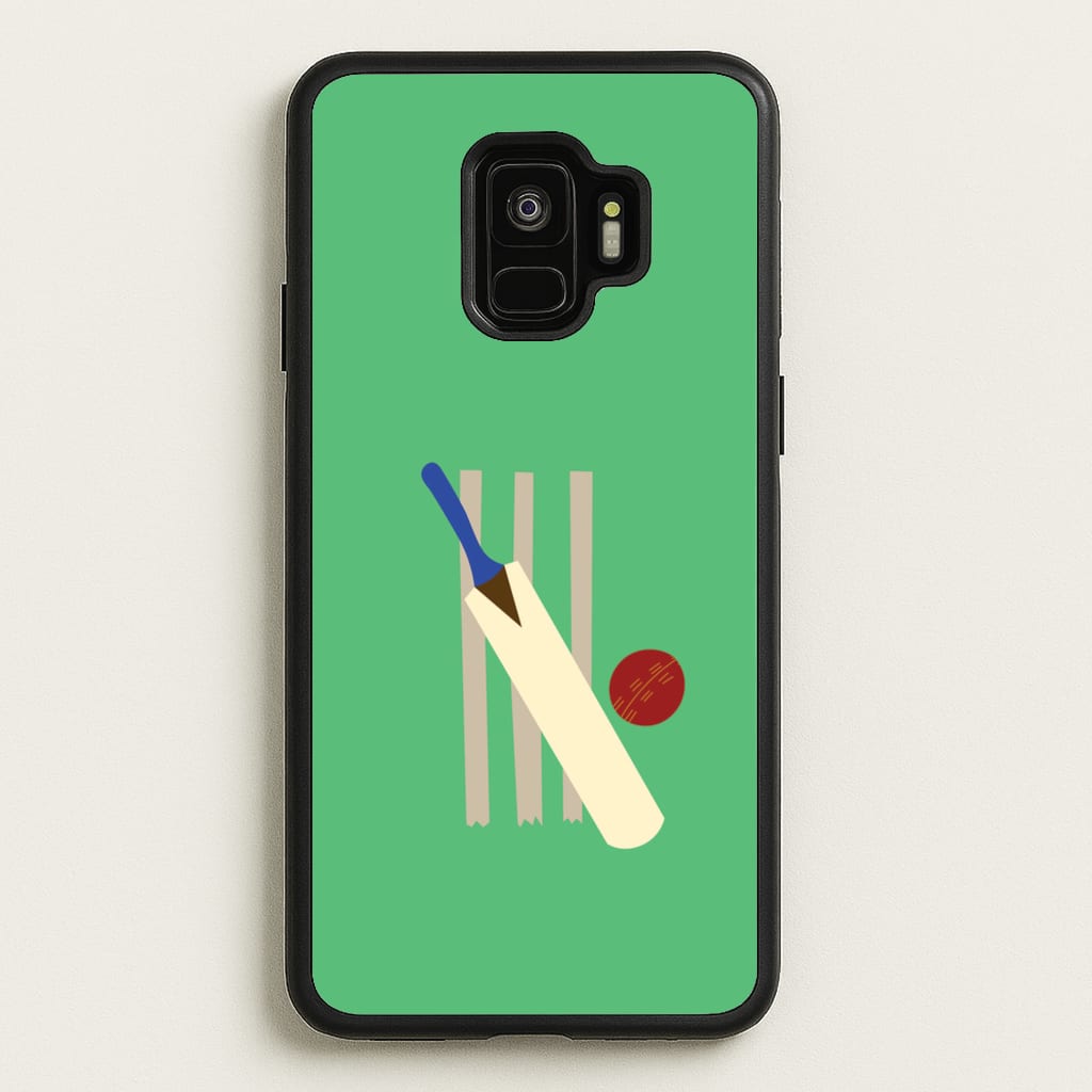 Wickets - Cricket - Cricket Phone Case for Galaxy S9