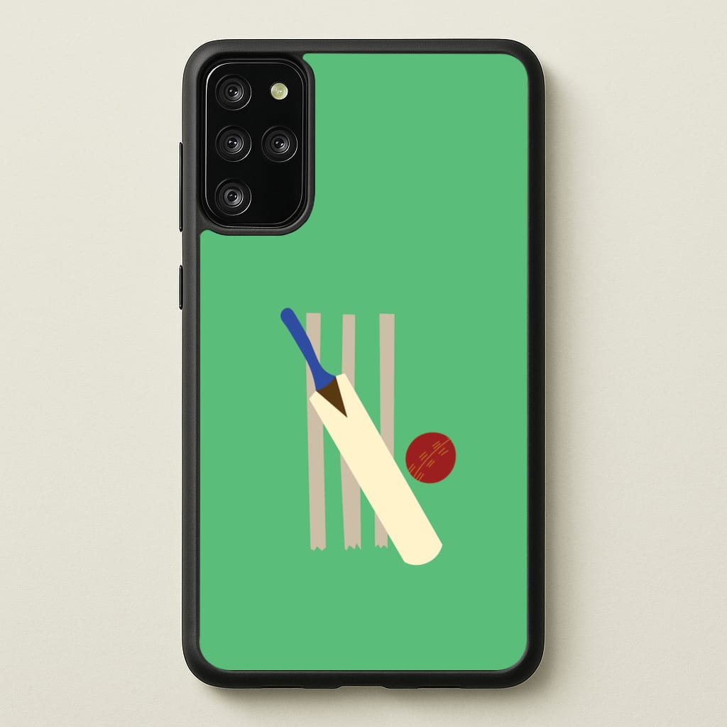 Wickets - Cricket - Cricket Phone Case for Galaxy S20 Plus