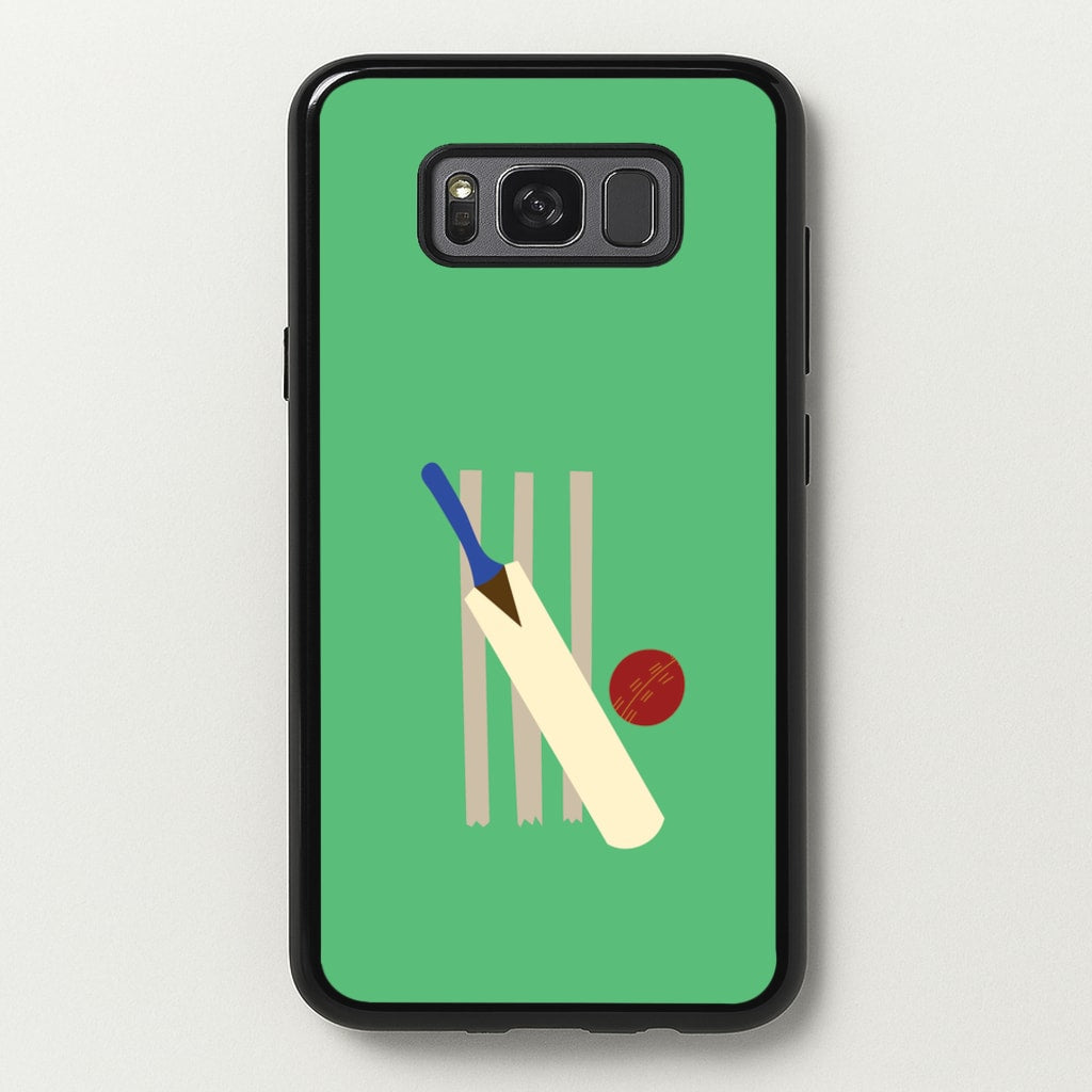 Wickets - Cricket - Cricket Phone Case for Galaxy S8 Plus