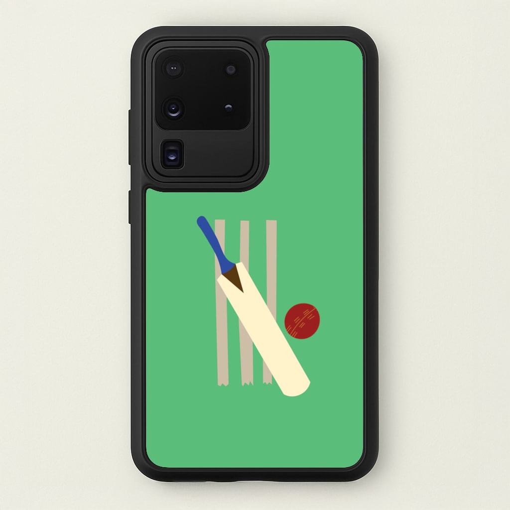 Wickets - Cricket - Cricket Phone Case for Galaxy S20 Ultra