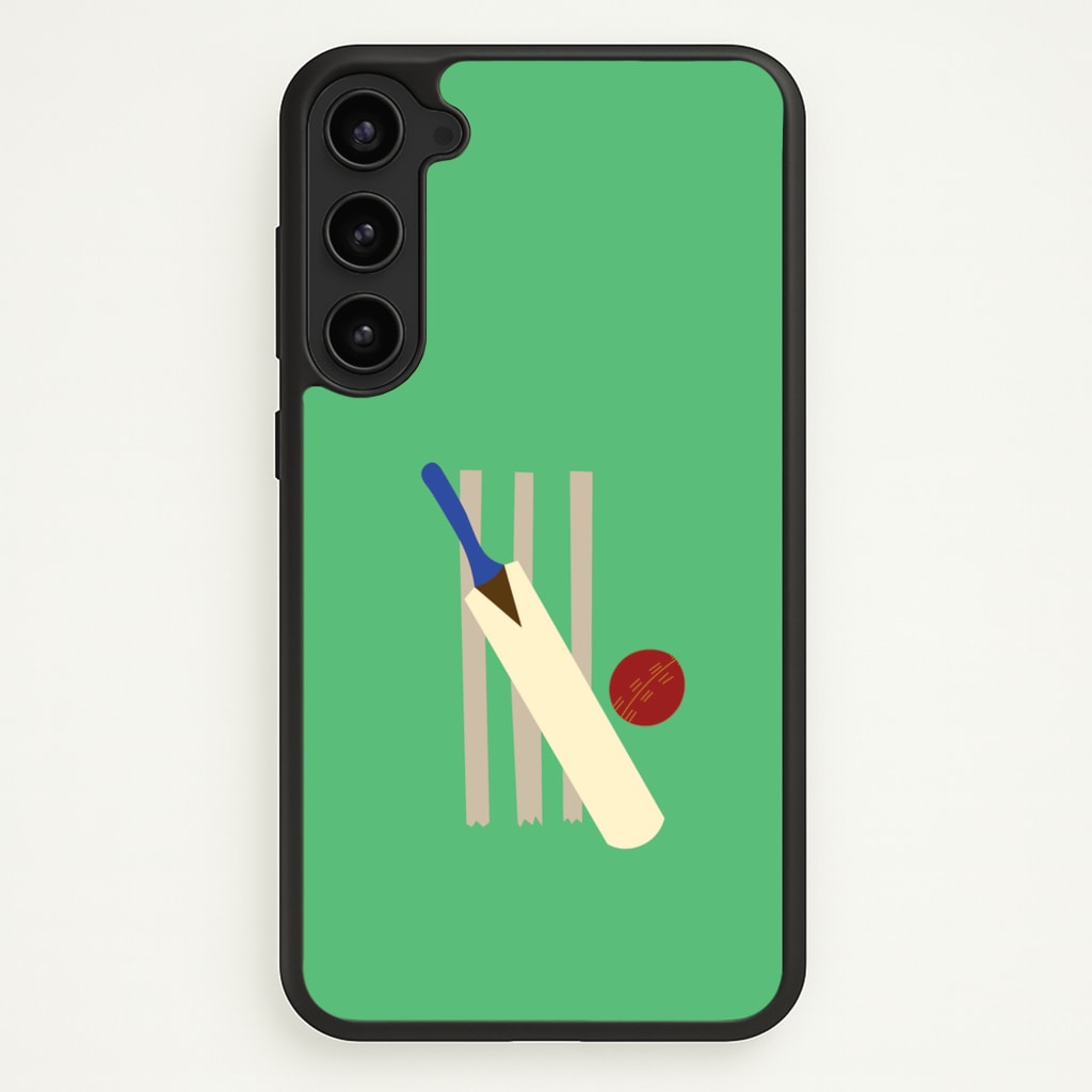 Wickets - Cricket - Cricket Phone Case for Galaxy S23 Plus