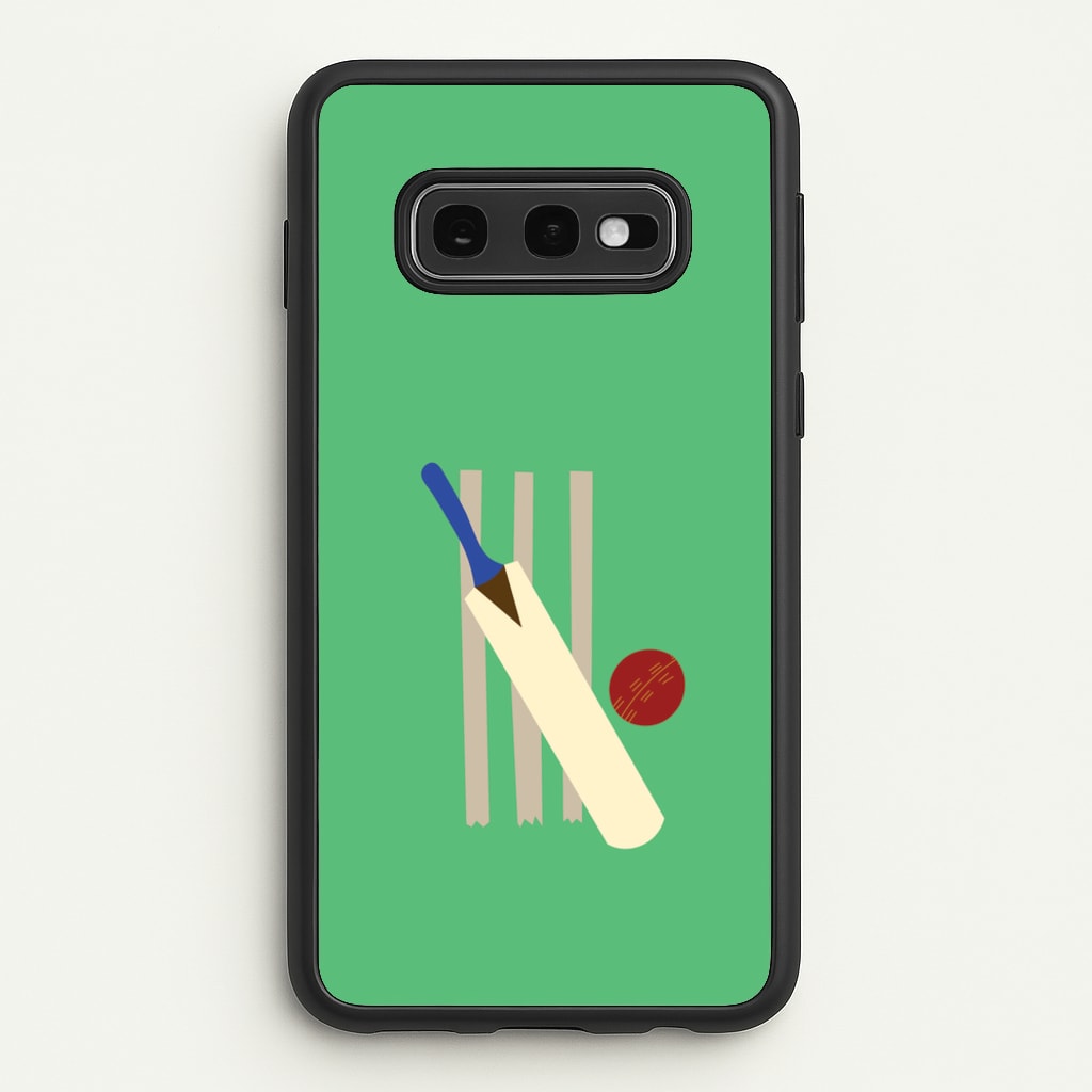 Wickets - Cricket - Cricket Phone Case for Galaxy S10e