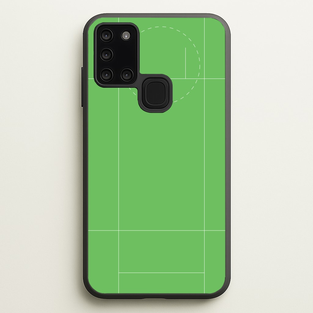 The Pitch - Cricket - Cricket Phone Case for Galaxy A21s