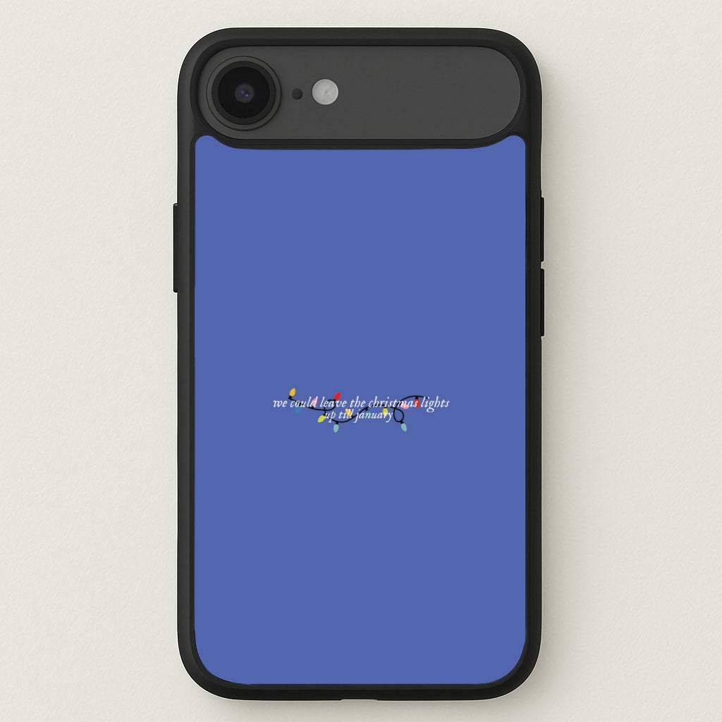 We Can Leave The Christmas Lights Up Til January - Christmas Songs Phone Case for iPhone 17 Air