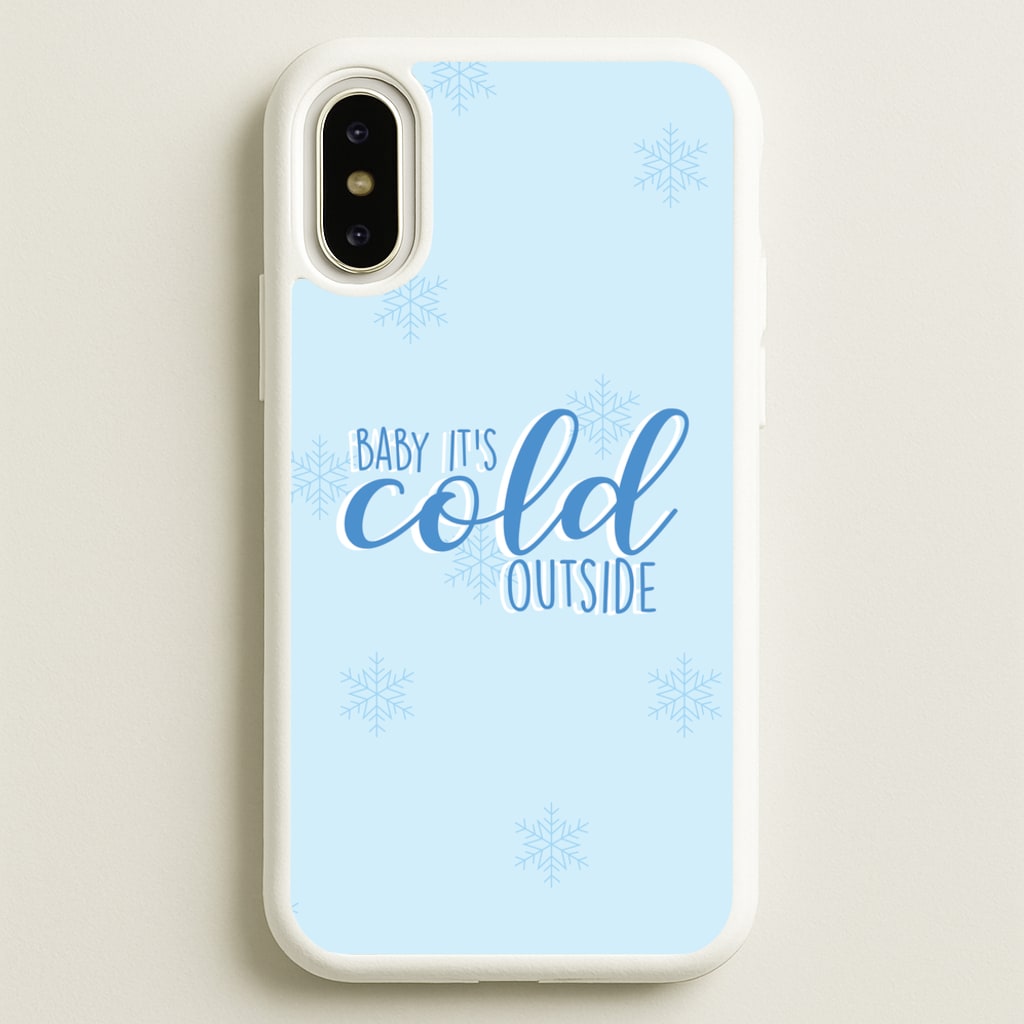 Baby It's Cold Outside - Christmas Songs - Christmas Songs Phone Case for iPhone X / XS
