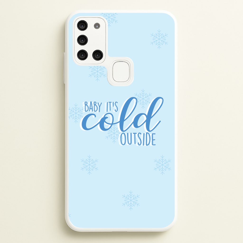 Baby It's Cold Outside - Christmas Songs - Christmas Songs Phone Case for Galaxy A21s