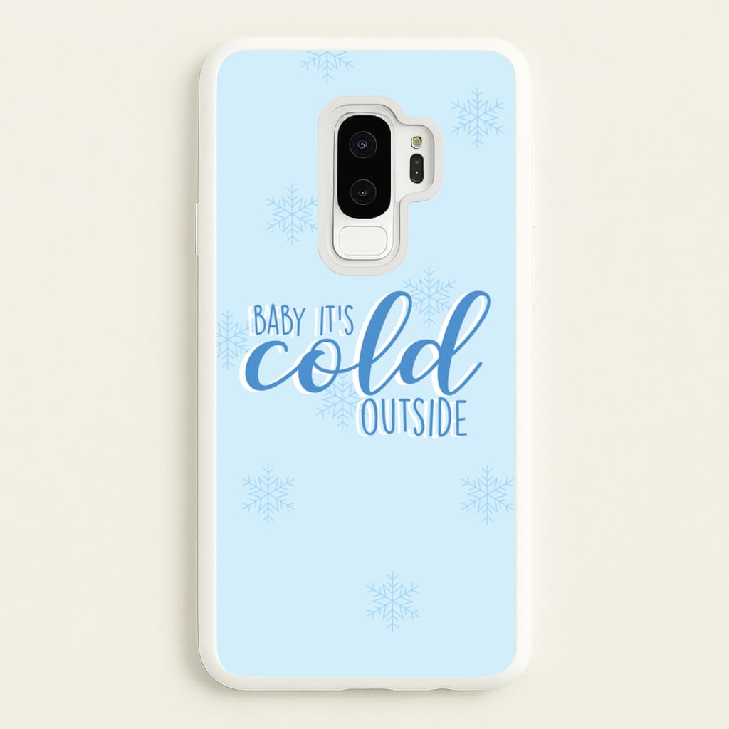 Baby It's Cold Outside - Christmas Songs - Christmas Songs Phone Case for Galaxy S9 Plus