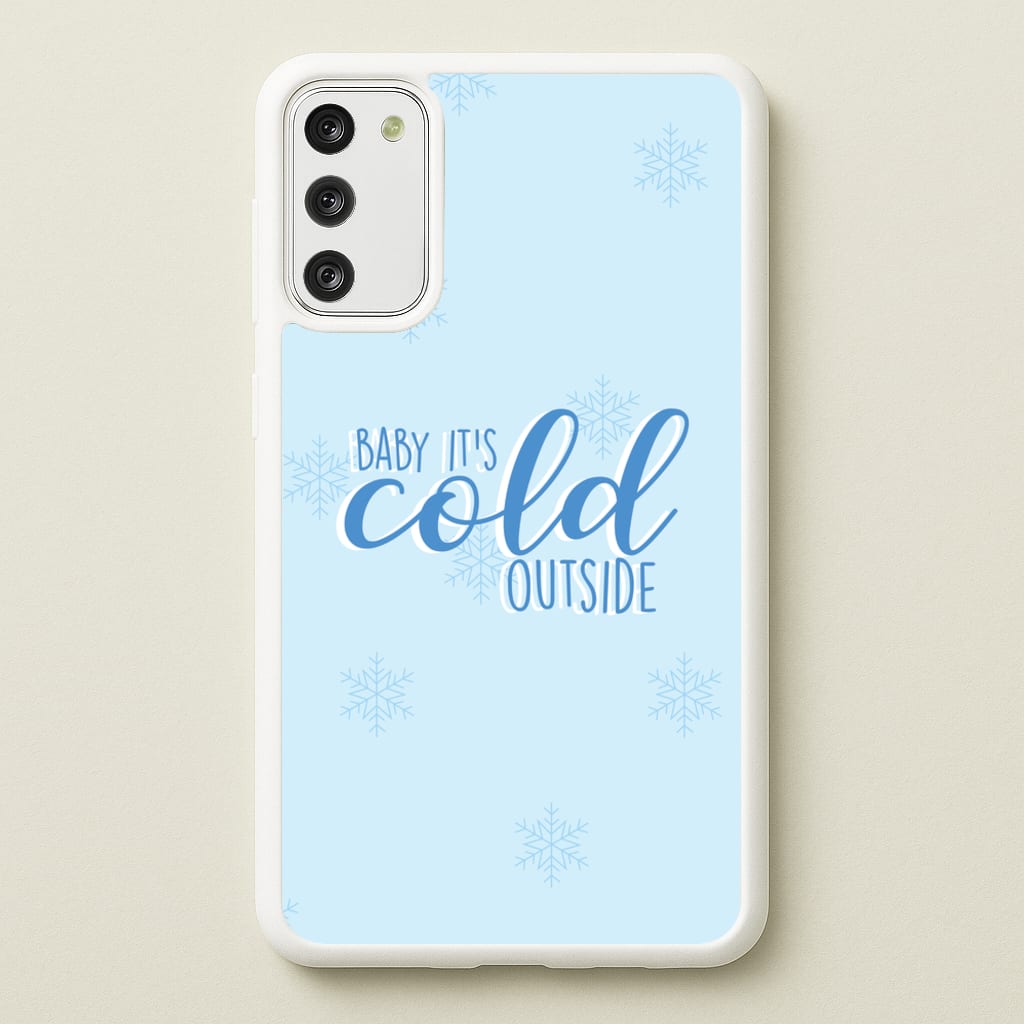 Baby It's Cold Outside - Christmas Songs - Christmas Songs Phone Case for Galaxy S20