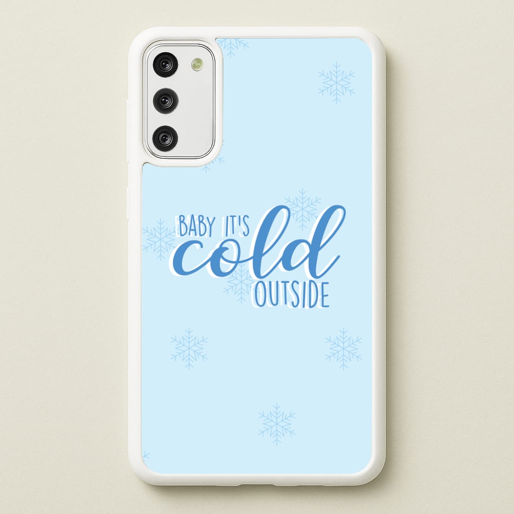 Baby It's Cold Outside - Christmas Songs - Christmas Songs Phone Case for Galaxy S20FE