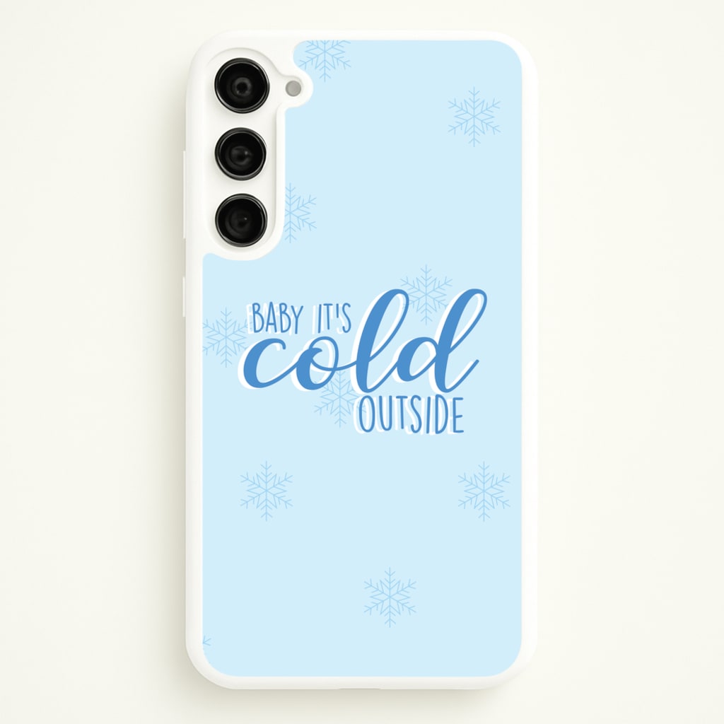 Baby It's Cold Outside - Christmas Songs - Christmas Songs Phone Case for Galaxy S23