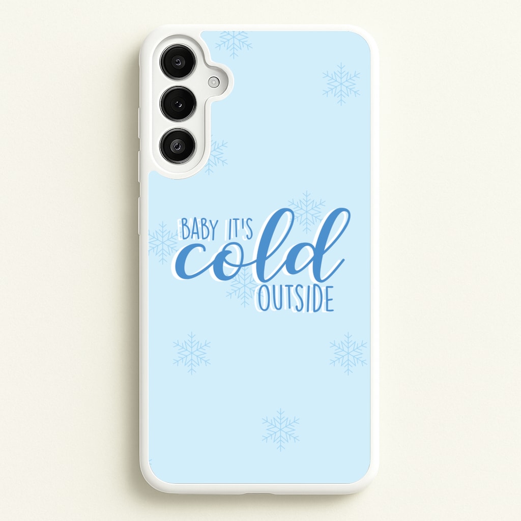 Baby It's Cold Outside - Christmas Songs - Christmas Songs Phone Case for Galaxy A34