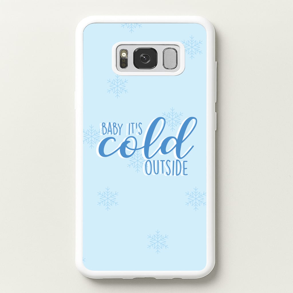 Baby It's Cold Outside - Christmas Songs - Christmas Songs Phone Case for Galaxy S8