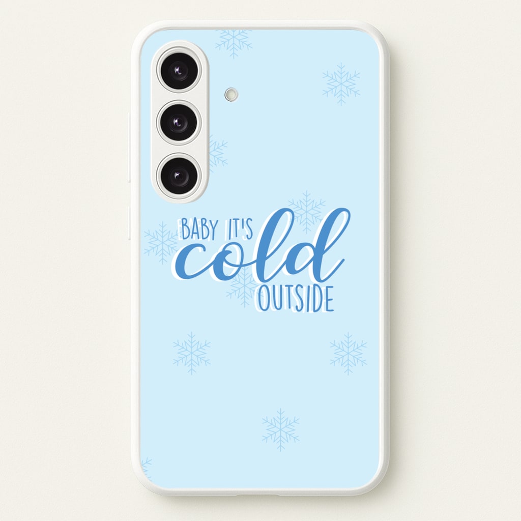 Baby It's Cold Outside - Christmas Songs - Christmas Songs Phone Case for Galaxy S24FE