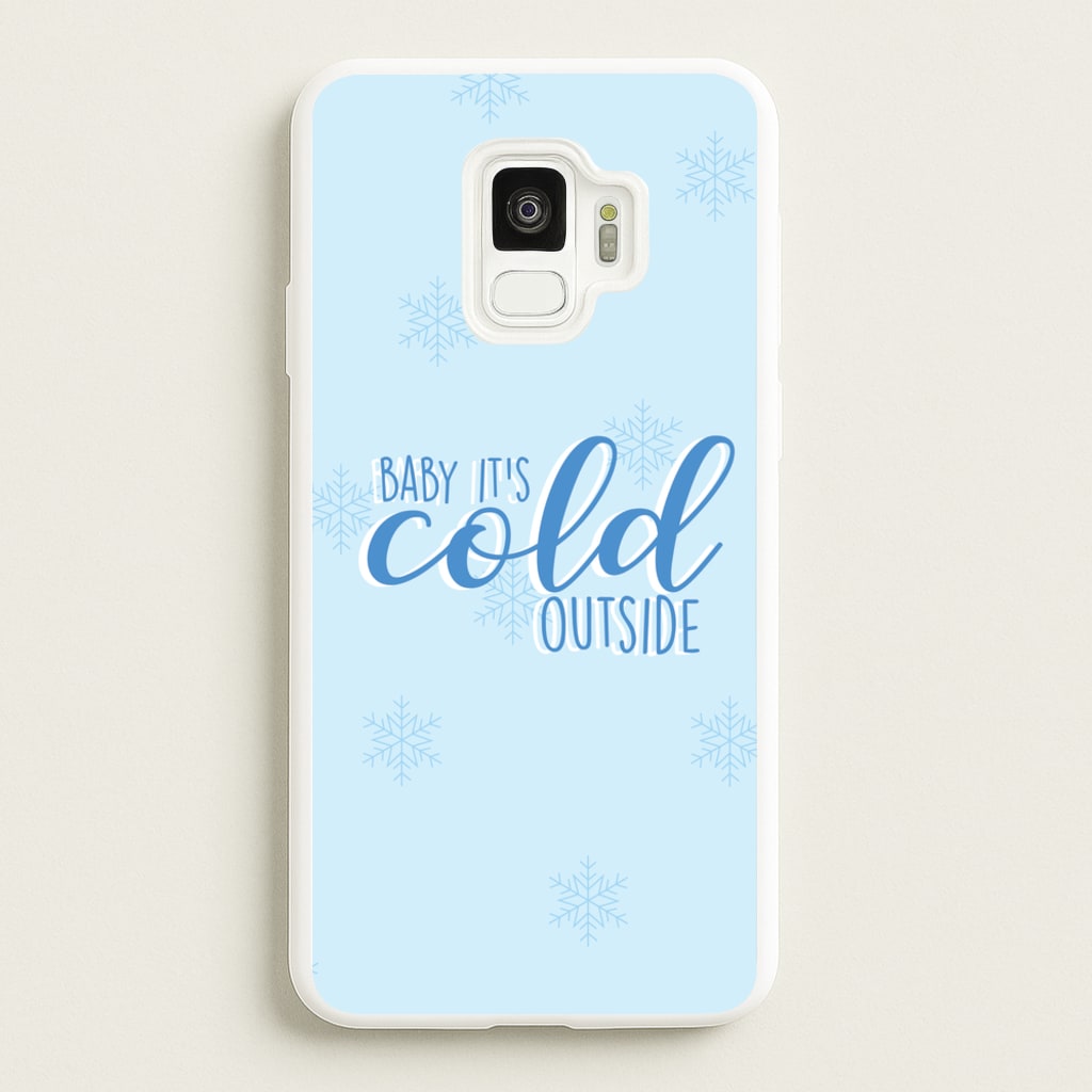 Baby It's Cold Outside - Christmas Songs - Christmas Songs Phone Case for Galaxy S9