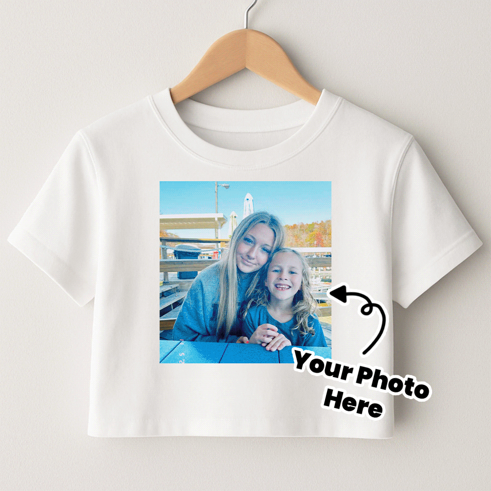 Custom Photo Crop Top