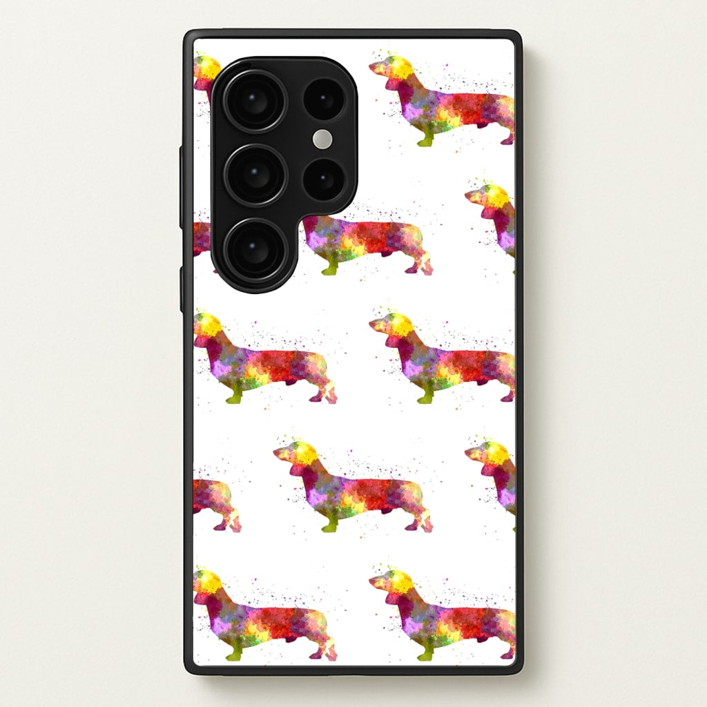 Watercolour Dachshund - Phone Case for Galaxy S24 Ultra