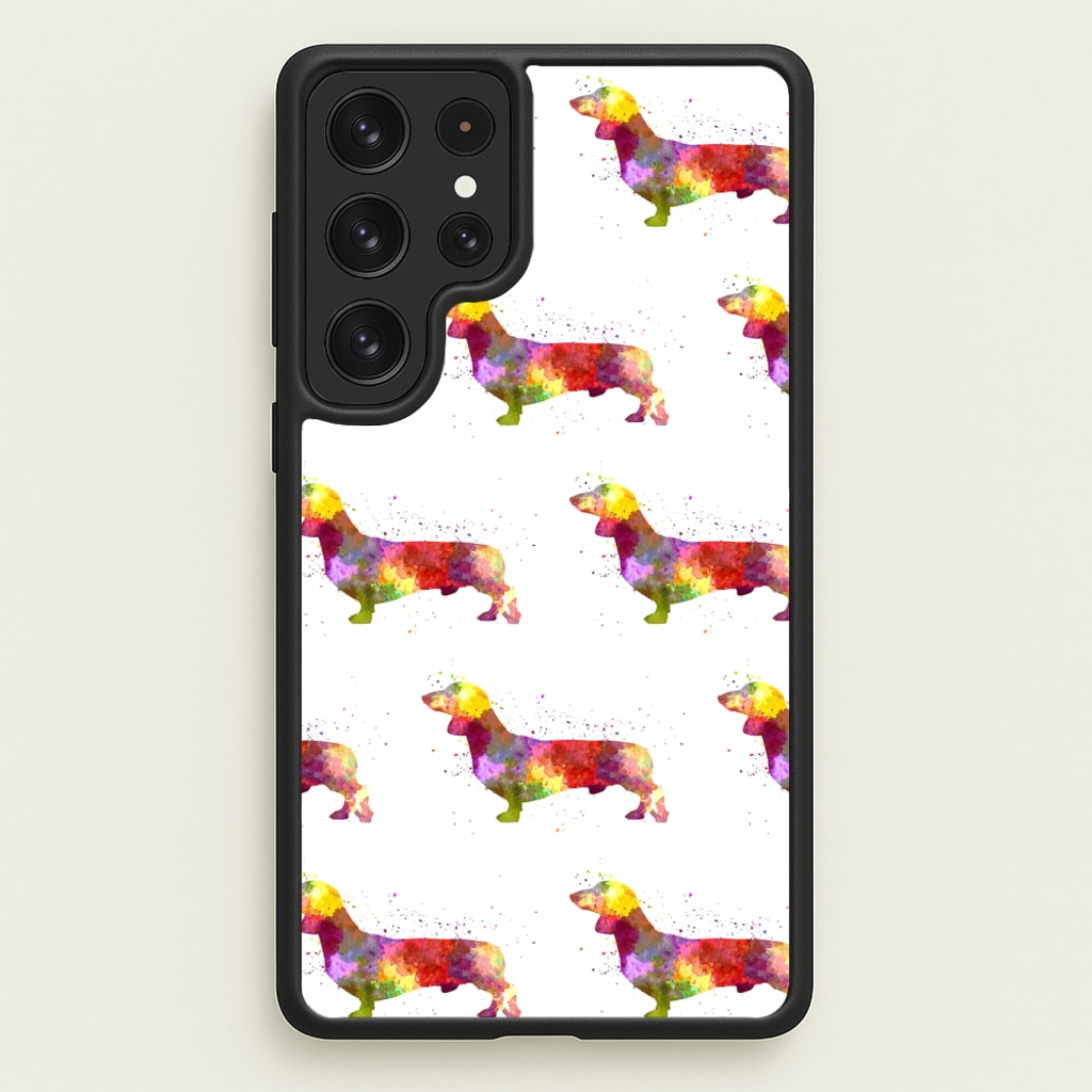 Watercolour Dachshund - Phone Case for Galaxy S23 Ultra
