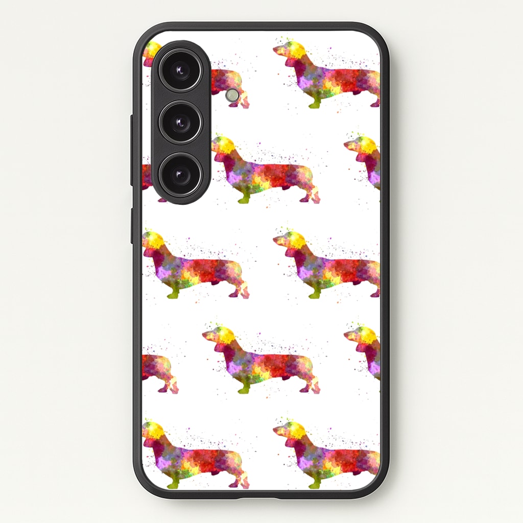 Watercolour Dachshund - Phone Case for Galaxy S24 Plus