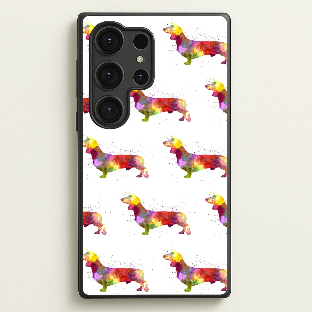 Watercolour Dachshund - Phone Case for Galaxy S25 Ultra