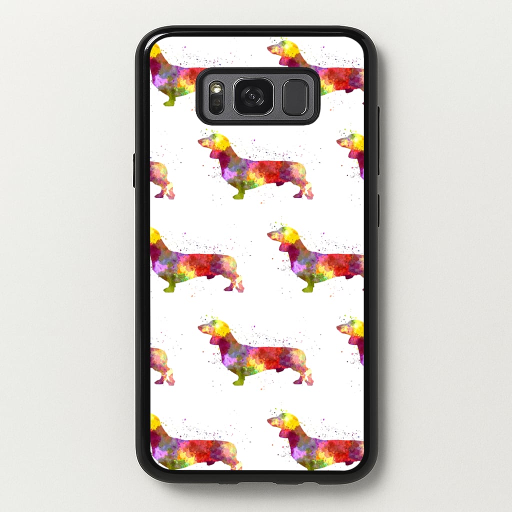 Watercolour Dachshund - Phone Case for Galaxy S8 Plus