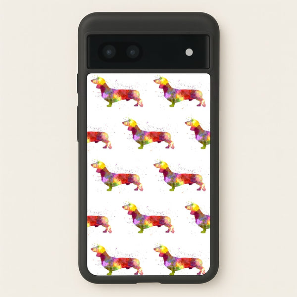 Watercolour Dachshund - Phone Case for Google Pixel 6a