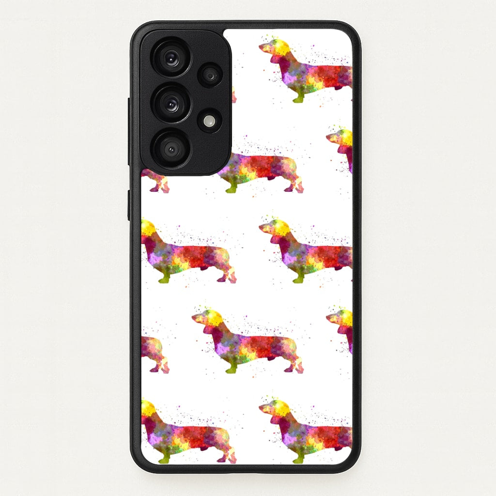 Watercolour Dachshund - Phone Case for Galaxy A33