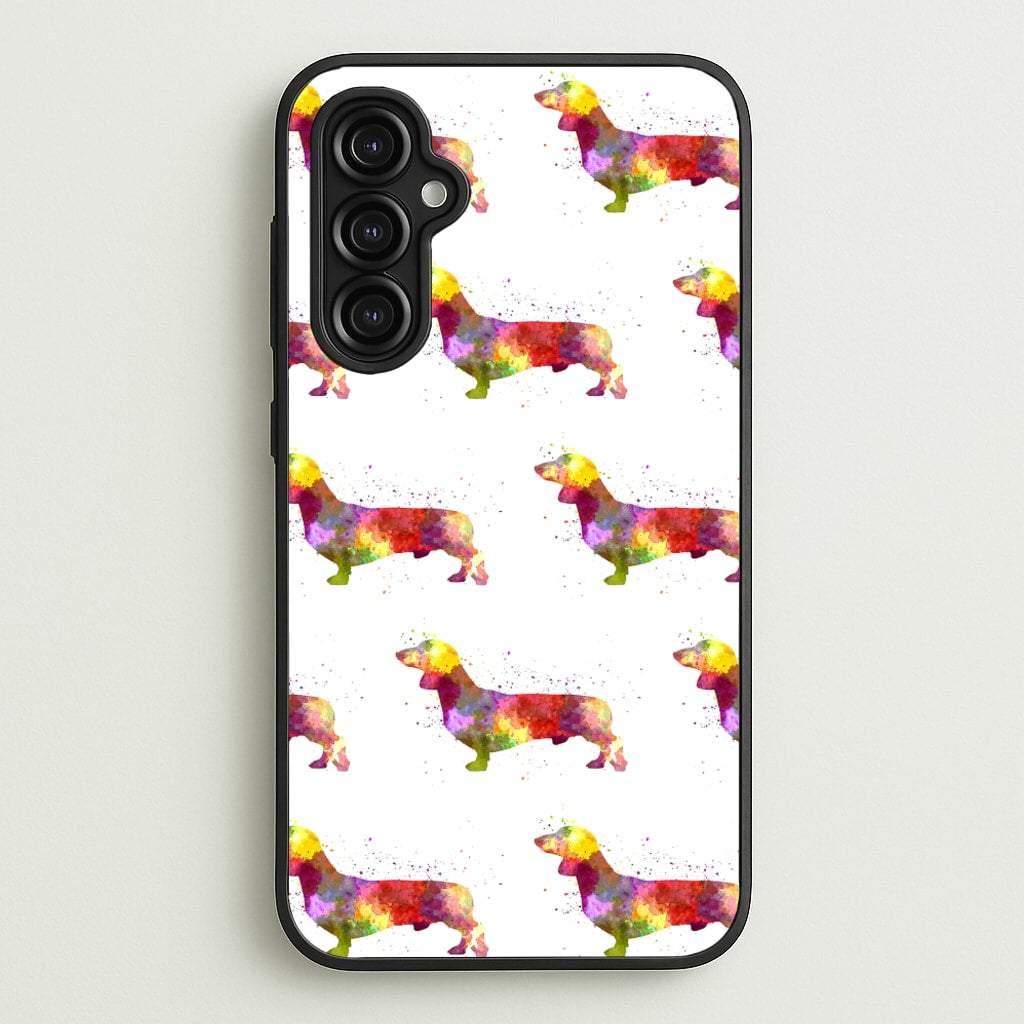 Watercolour Dachshund - Phone Case for Galaxy A14