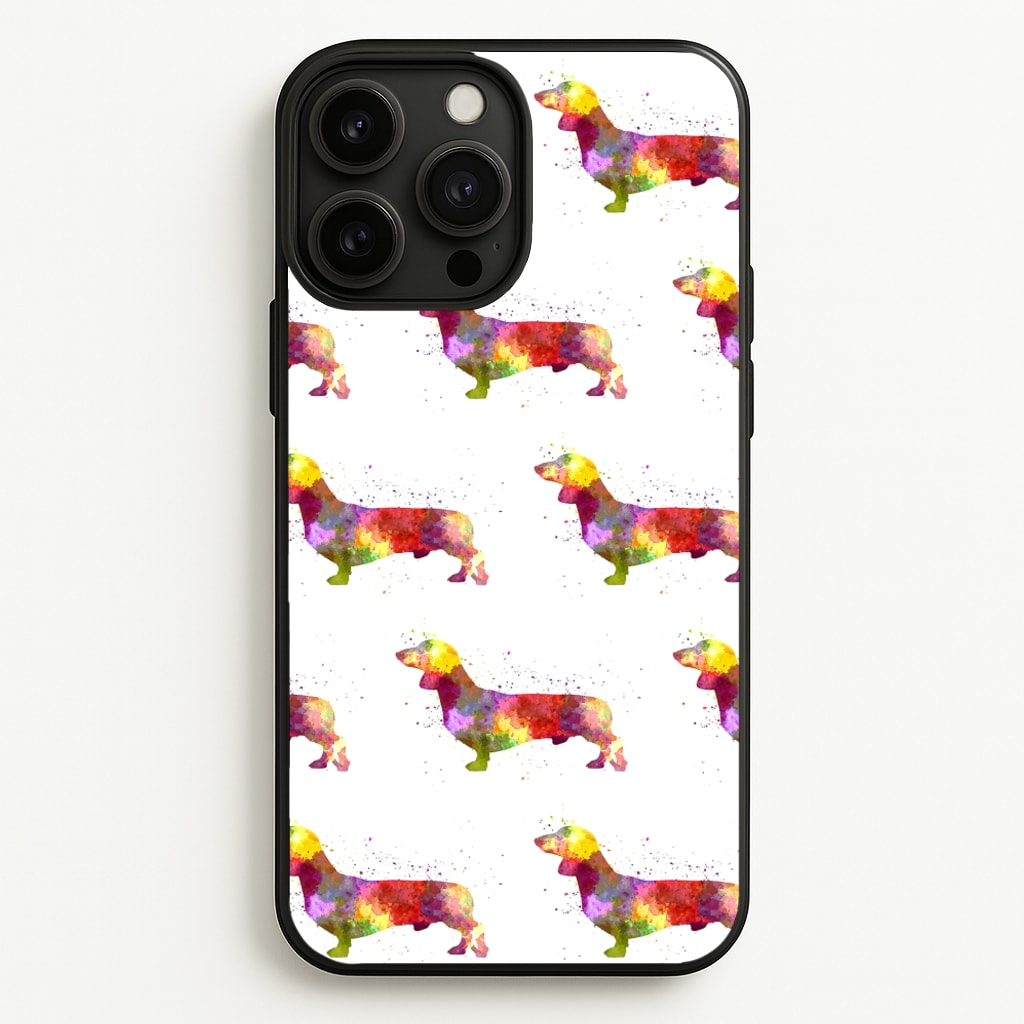 Watercolour Dachshund - Phone Case for iPhone 13 Pro Max