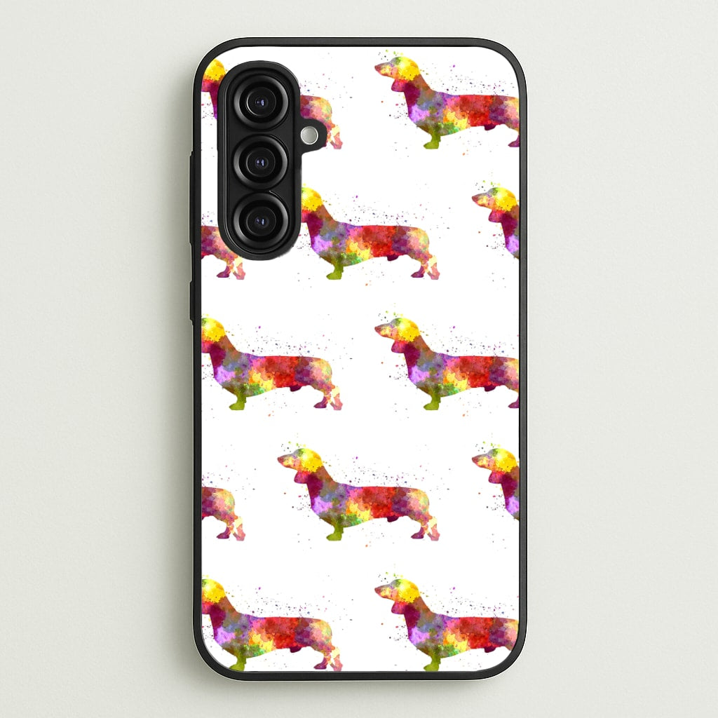 Watercolour Dachshund - Phone Case for Galaxy A16