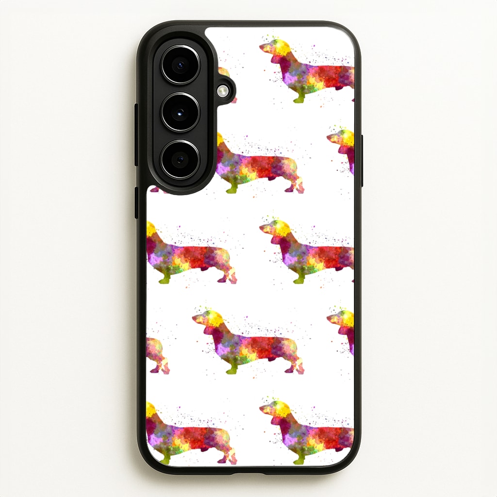 Watercolour Dachshund - Phone Case for Galaxy A56