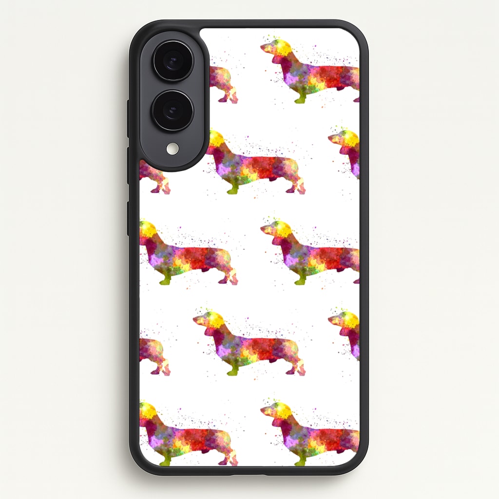 Watercolour Dachshund - Phone Case for Galaxy S25 Edge