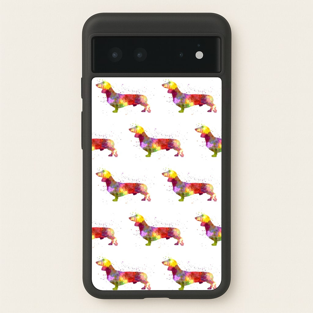 Watercolour Dachshund - Phone Case for Google Pixel 6