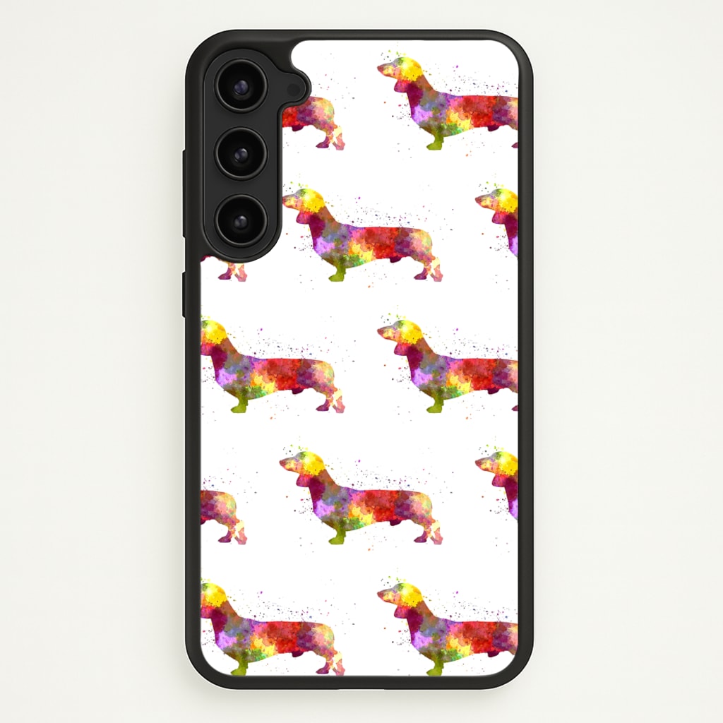 Watercolour Dachshund - Phone Case for Galaxy S23 Plus
