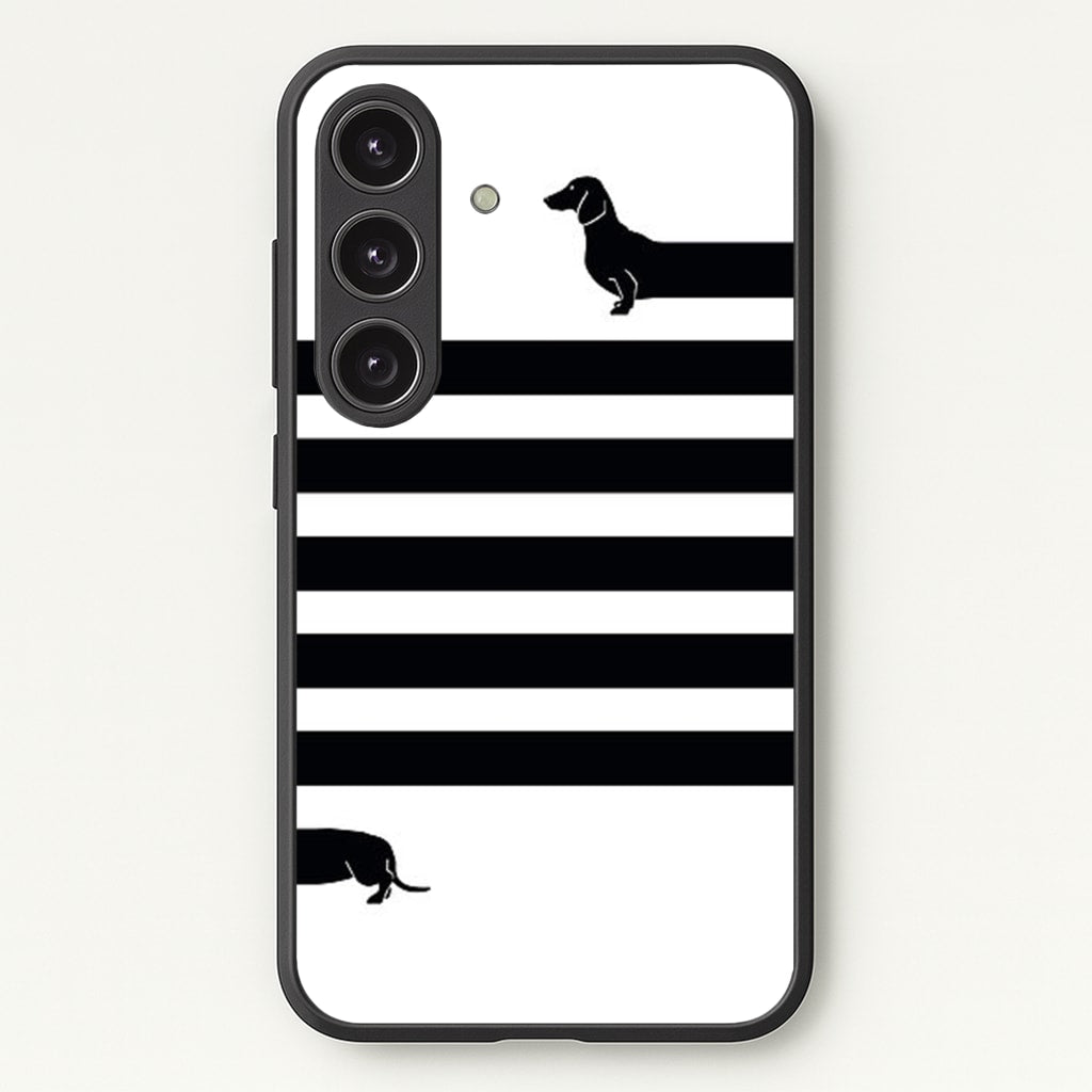 Dachshund Wrapped - Phone Case for Galaxy S25 Plus
